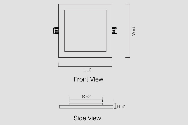 Edge Recess Square Panel | Image 02