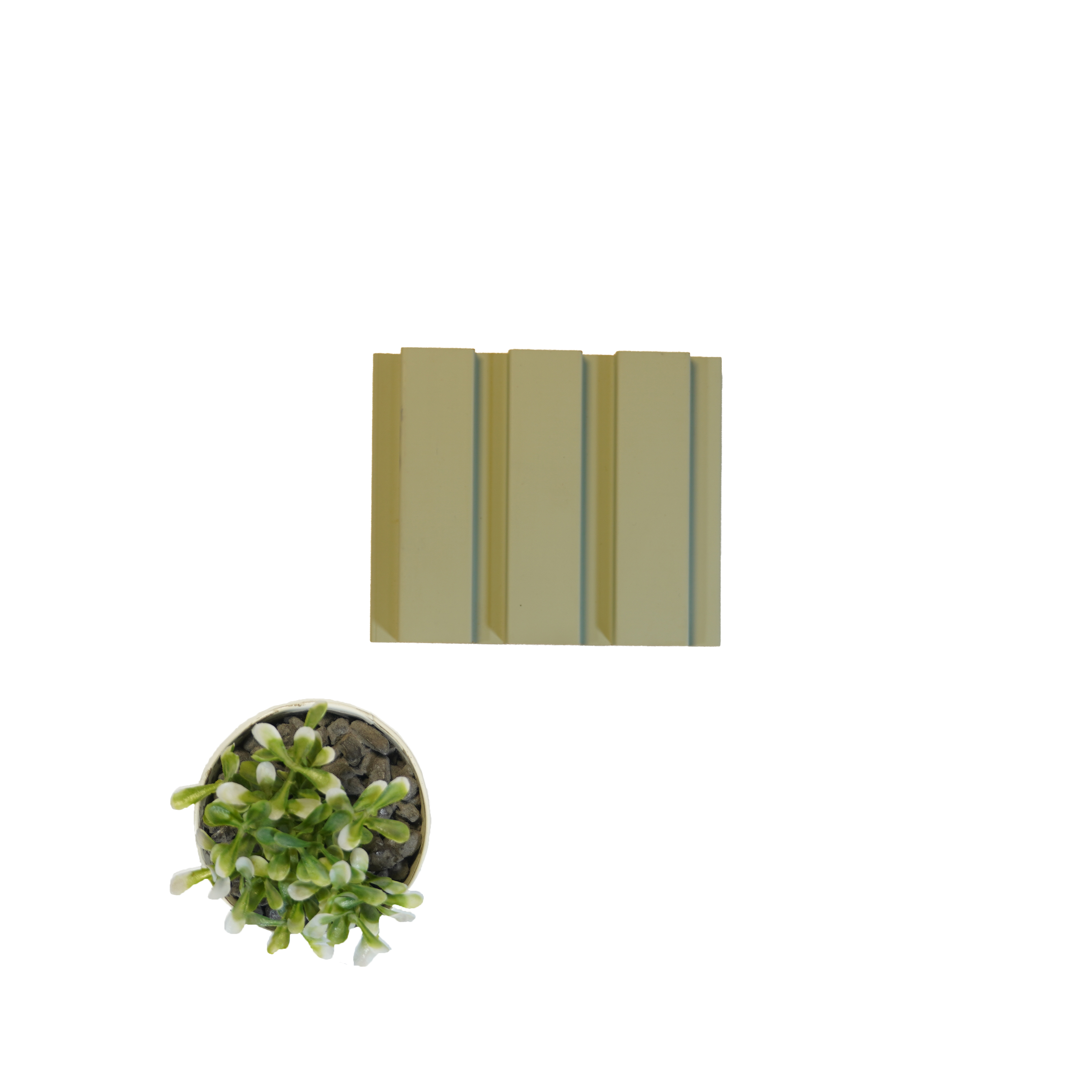 PN 00093 Green Pastels Linear Medium 9 ft x 4.75 inch MDF Louver/Panel - 18 mm Panels  Green| Image 2