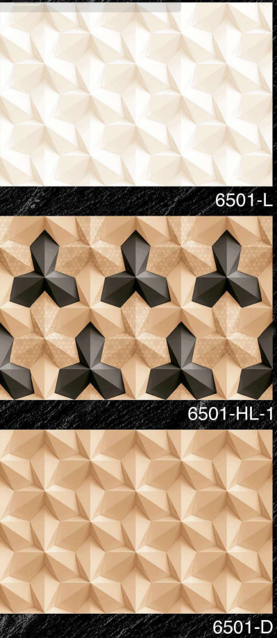 A close-up of a6501-HL-1 450x300 mm Bathroom Series Ceramic Wall Tile with a Glossy finish available at Material Depot in Bangalore