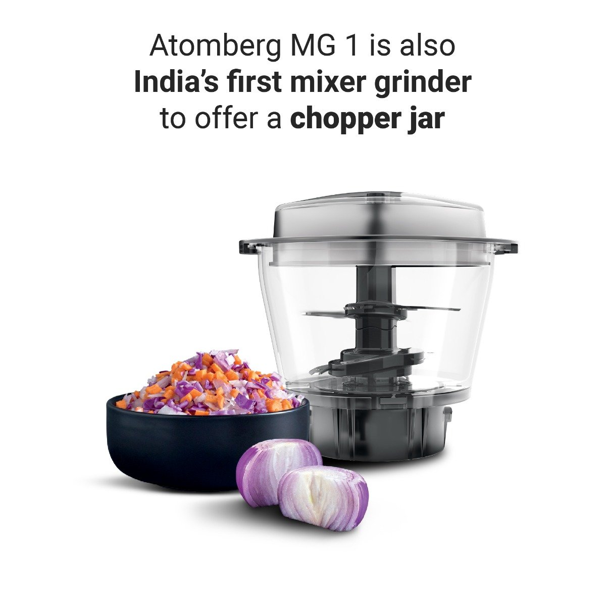 MG1 Mixer Grinder with BLDC Motor With Chopper | Image 09