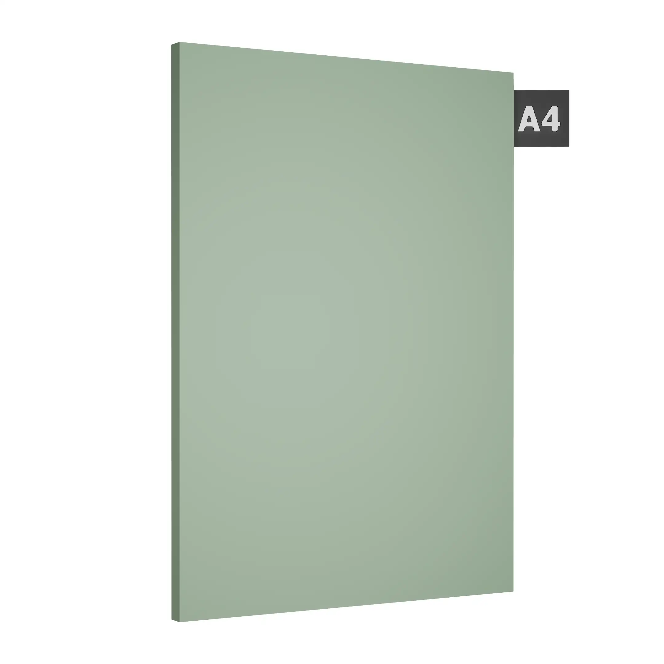 A close-up of a Green GA 4033 with a High Gloss finish Acrylic Laminate available at Material Depot in Bangalore