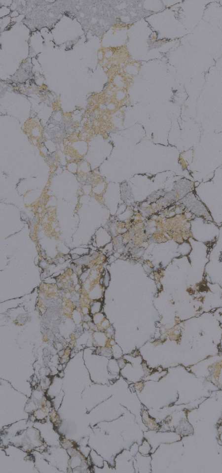 9200 Calacatta Riviera Calacatta Polished Finish Long Vein Texture Quartz - 40 mm | Image 01