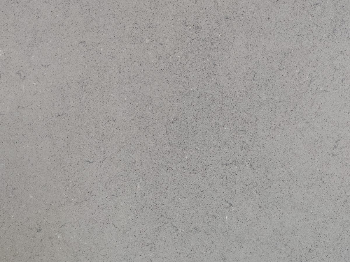 A close-up of aQR 00069 B Chrome Series Antique Gray 3276x825 mm Polished Finish Quartz - 20 mm (10 Years Warranty) available at Material Depot in Bangalore