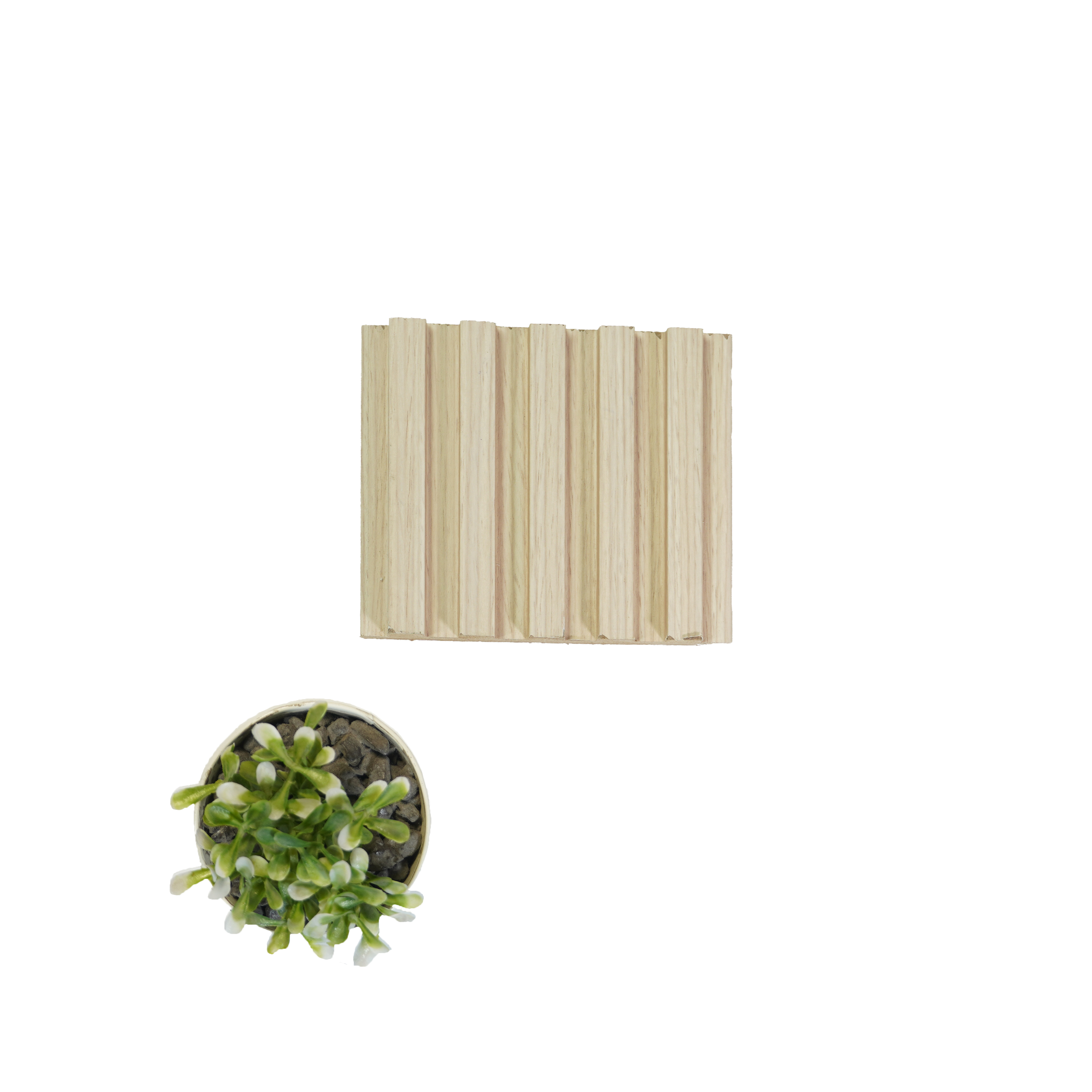 PN 00035 Ribbed Wooden 9.5 ft x 4.7 inch Premium MDF Louver/Panel - 18 mm | Image 02