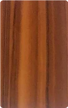 A close-up of a Brown 114 with a High Gloss finish Acrylic Laminate available at Material Depot in Bangalore