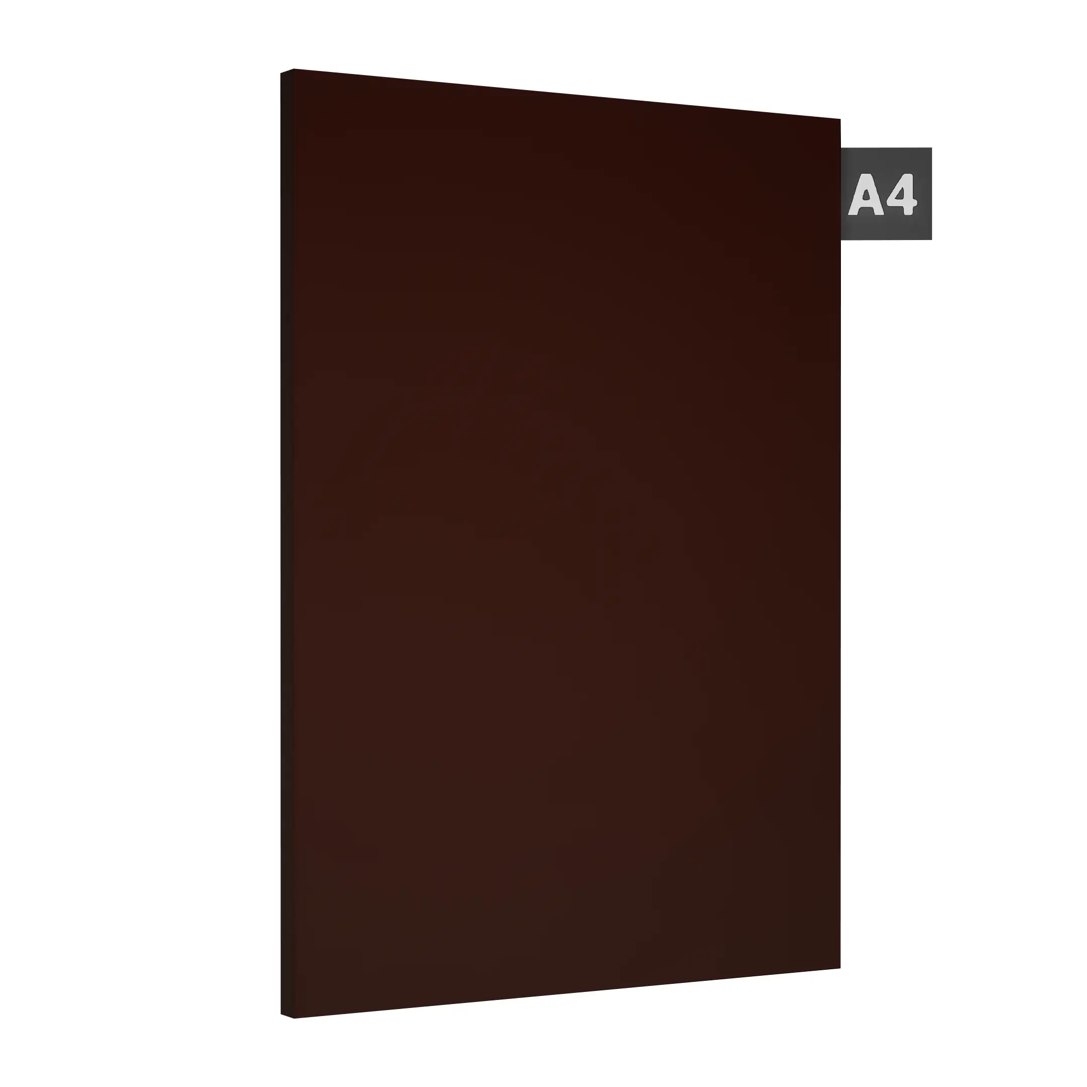 A close-up of a Brown 1331 PHG with a High Gloss finish Decorative Laminate available at Material Depot in Bangalore