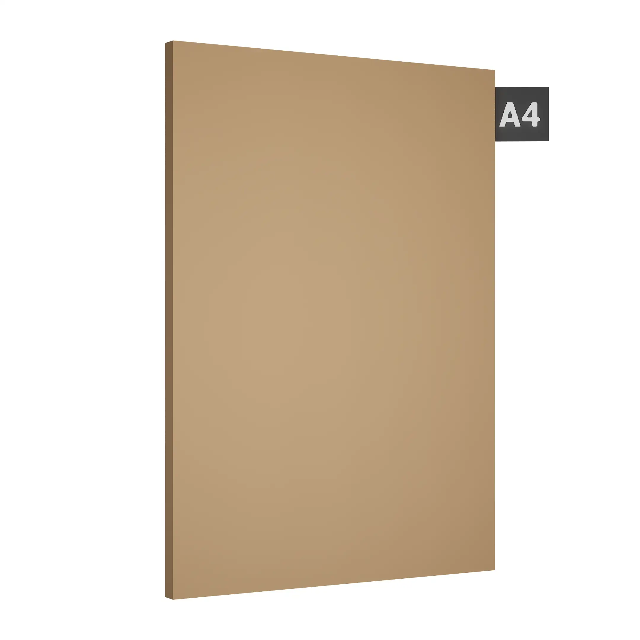 228 HGL Warm Brown 8 ft x 4 ft High Gloss Finish Laminate - 0.95 mm | Image 01