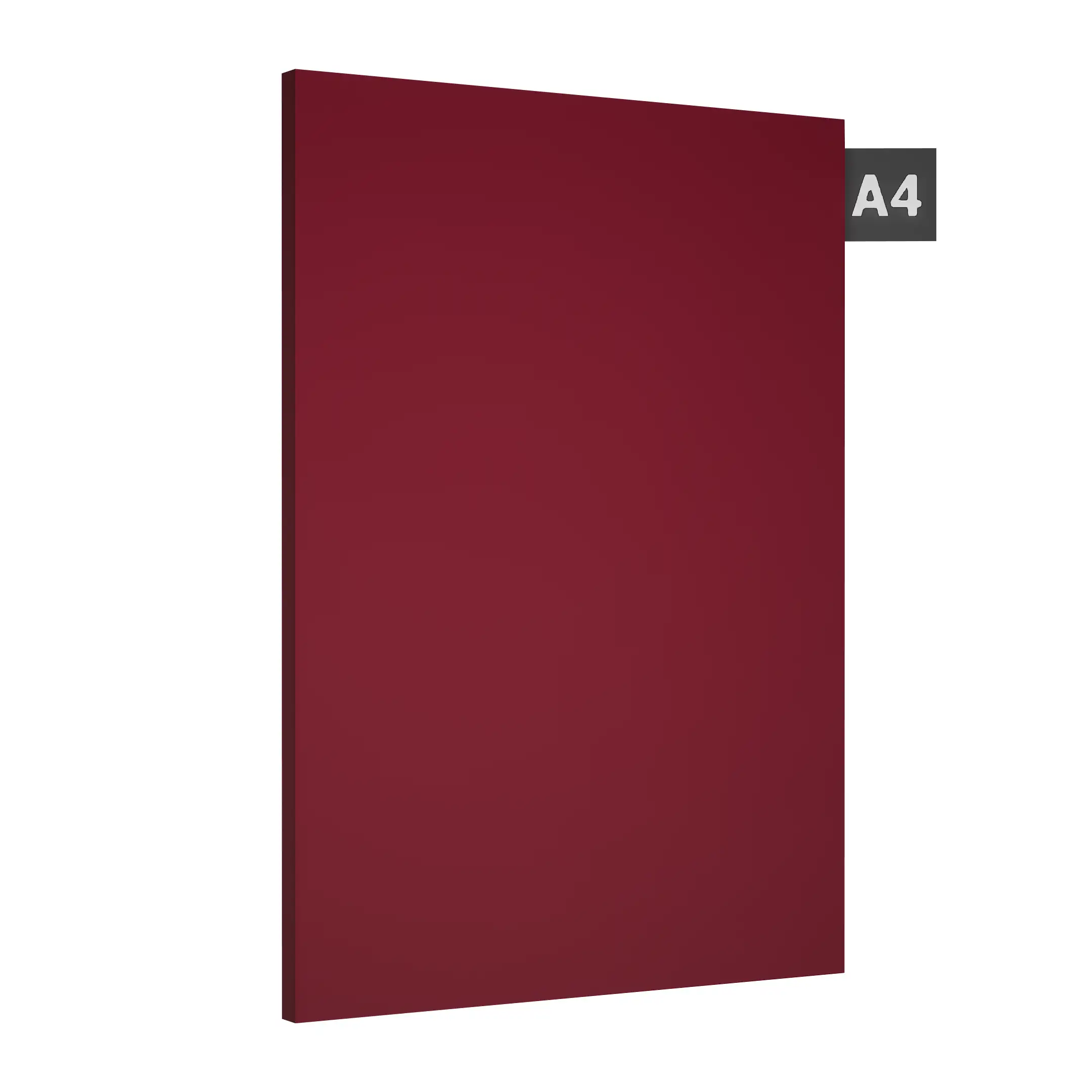 725 SF Maroon 8 ft x 4 ft Suede Finish Laminate - 0.95 mm | Image 01