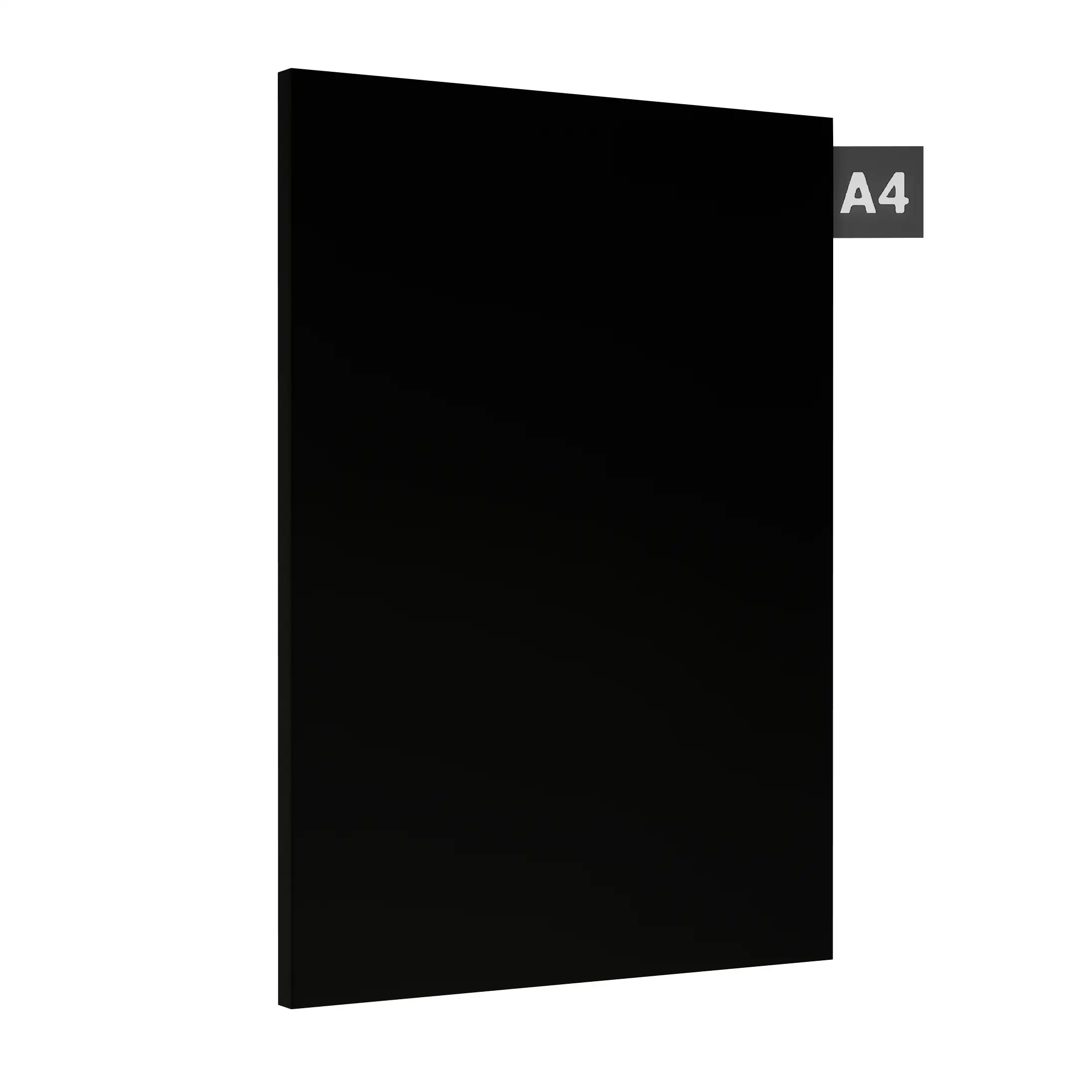 SF 9109A Black 8 ft x 4 ft Solid Suede Finish Laminate - 1 mm | Image 01