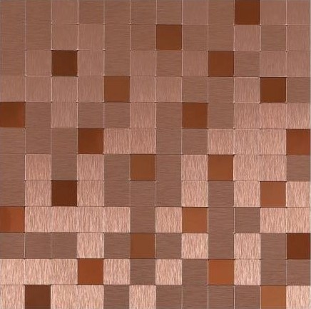 A close-up of a DZ 28 304.8 x 304.8 Highlighter Mosaic Tile available at Material Depot in Bangalore