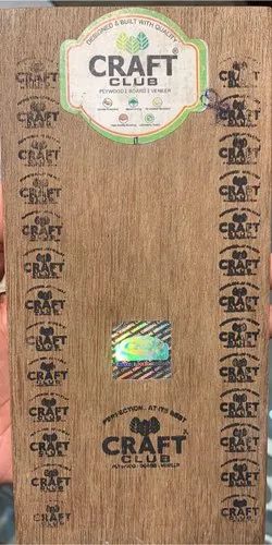 Craft Club 8 ft x 4 ft BWP Grade 100% Gurjan Calibrated Plywood - 19 mm | Image 01