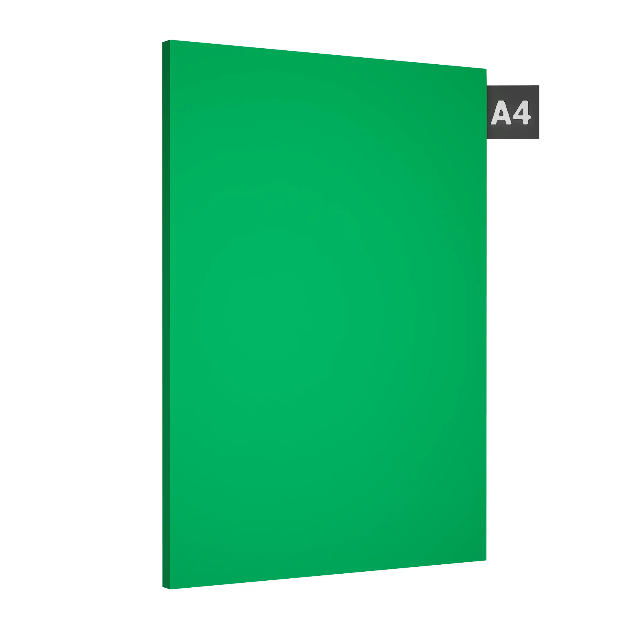 SF 711 Green 8 ft x 4 ft Plain Colour Suede Finish Laminate - 1 mm | Image 01