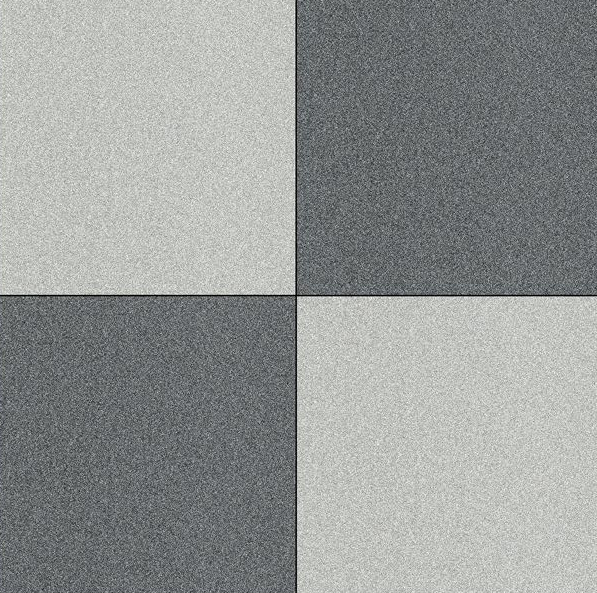 Piccolo 504-L Concrete Grey Liner Series 250x250 mm Matte Finish Porcelain  Mosaic Floor Tile - 8 mm