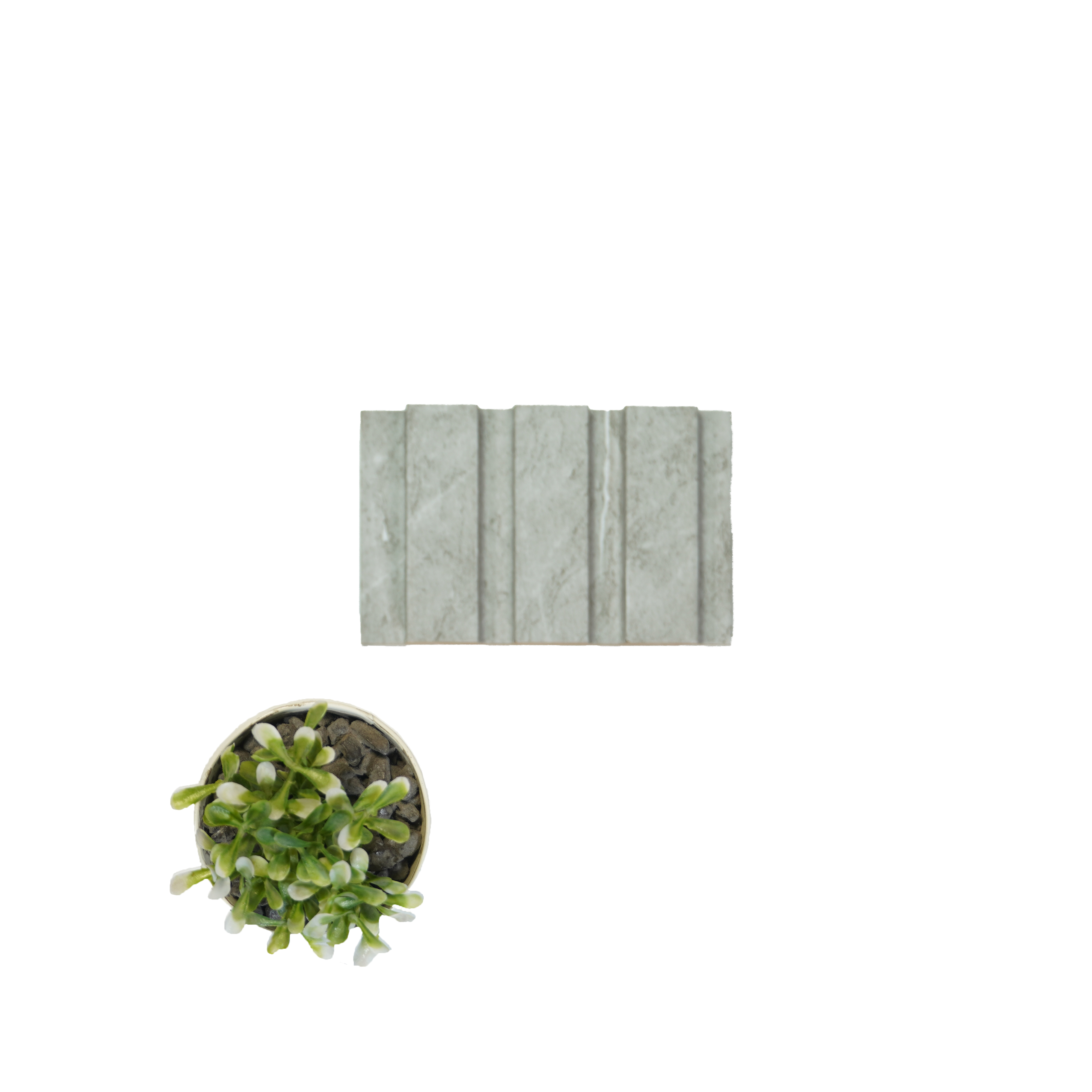 Neo One 602 Grey Marble 3000x120 mm Marble Finish MDF Panel - 18 mm | Image 02