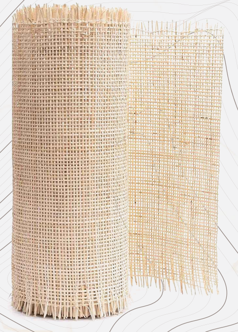 16 Width Rattan Cane Webbing Roll 7 Feet Hexagon Macao