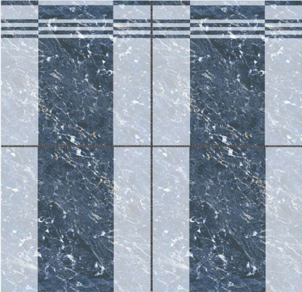 TL 00506 B Pattern 2 Marine Blue 12 x 12 Inch Matte Finish Anti Skid Parking Vitrified Floor Tile - 9 mm| Image 2