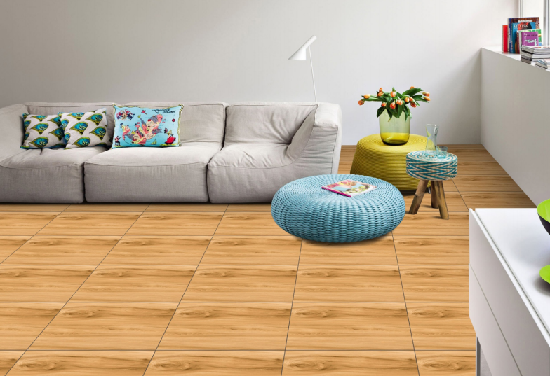 TL 00449 Fawn Brown 2 ft x 2 ft Matte Finish Digital Porcelain Floor & Wall Tile - 9.5 mm| Image 2