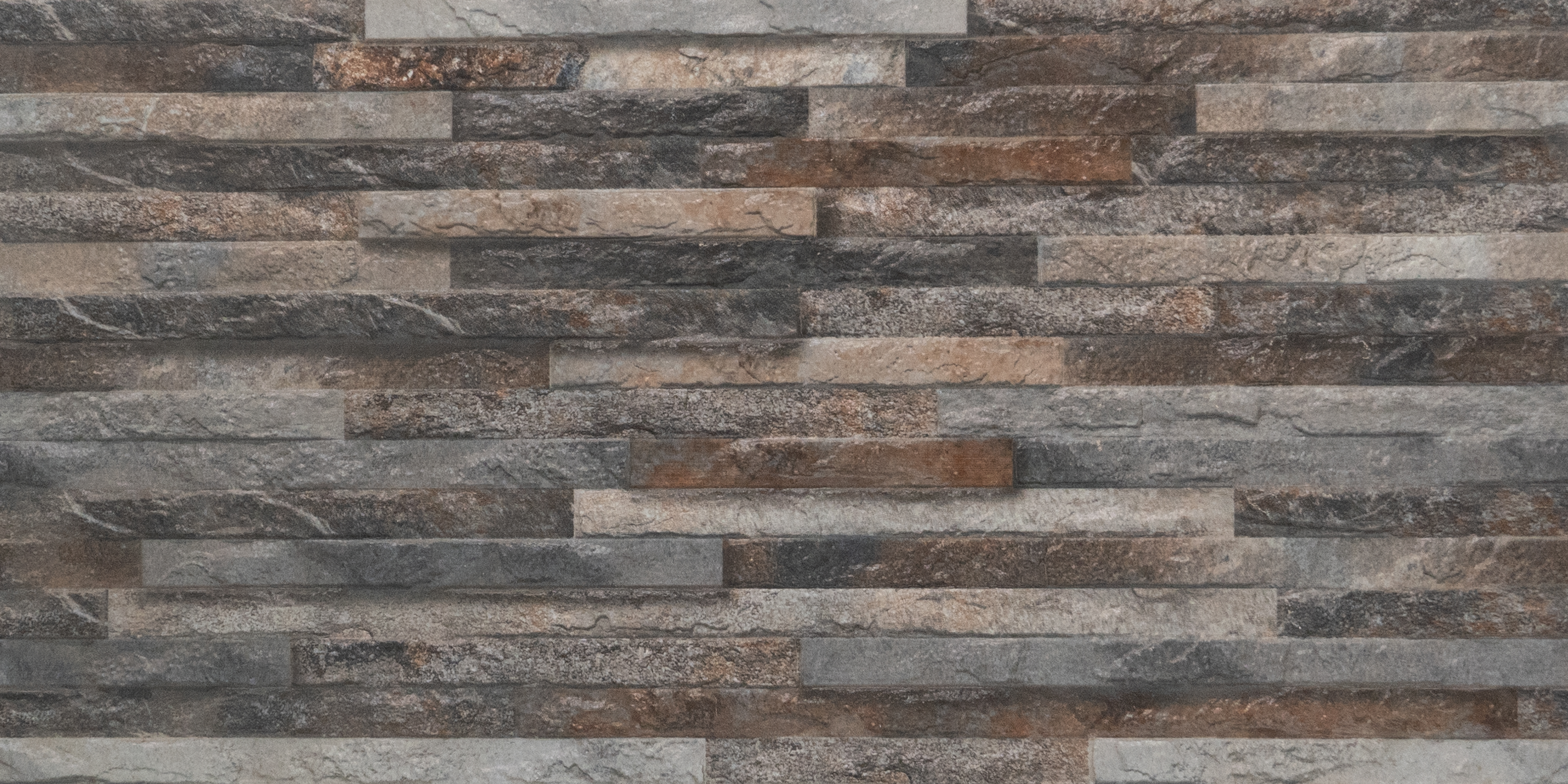 TL 01739 Brown & Grey 2 ft x 1 ft Matte Finish Ceramic Elevation Wall Tile - 10 mm | Image 01