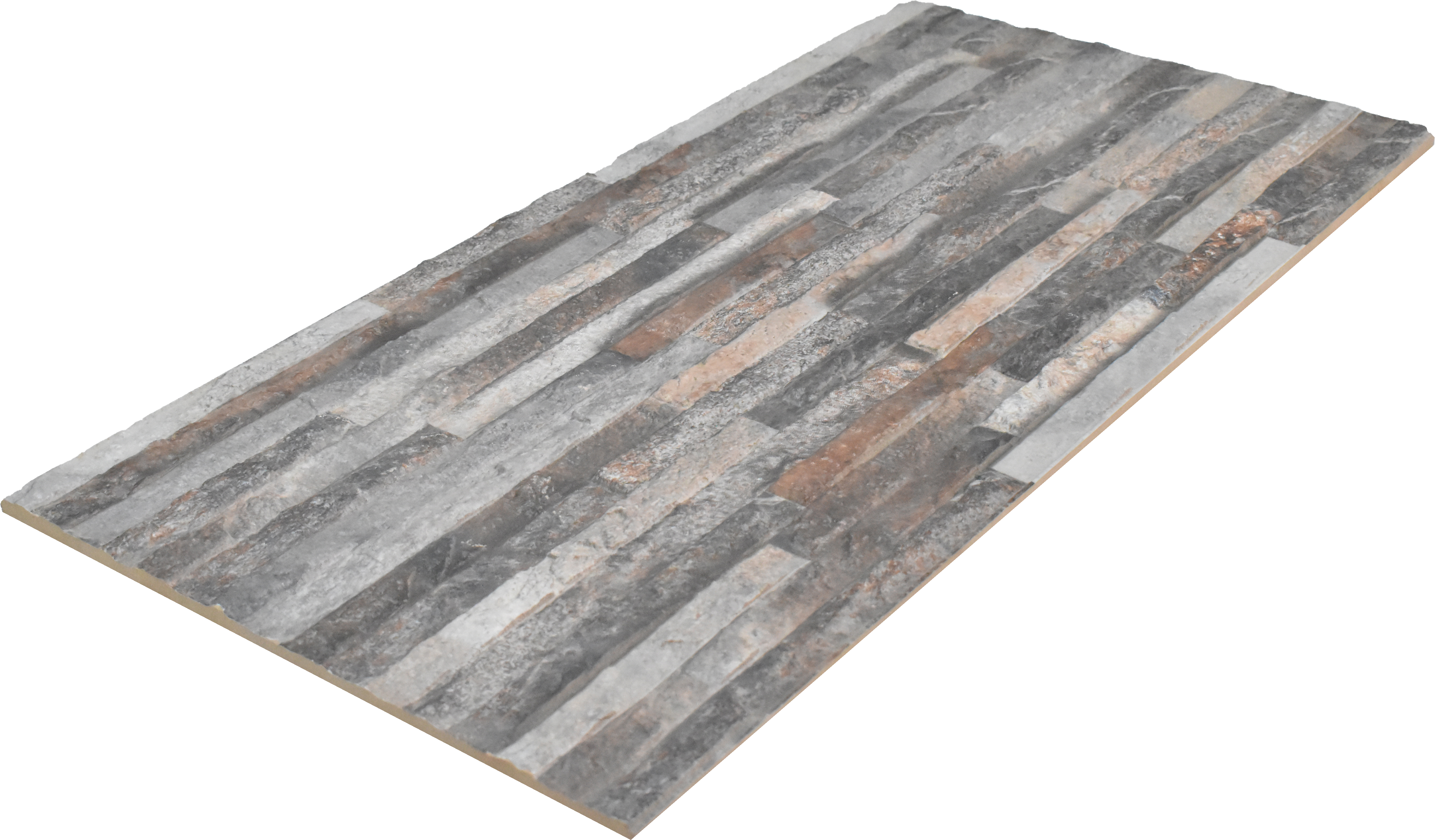 TL 01739 Brown & Grey 2 ft x 1 ft Matte Finish Ceramic Elevation Wall Tile - 10 mm | Image 02