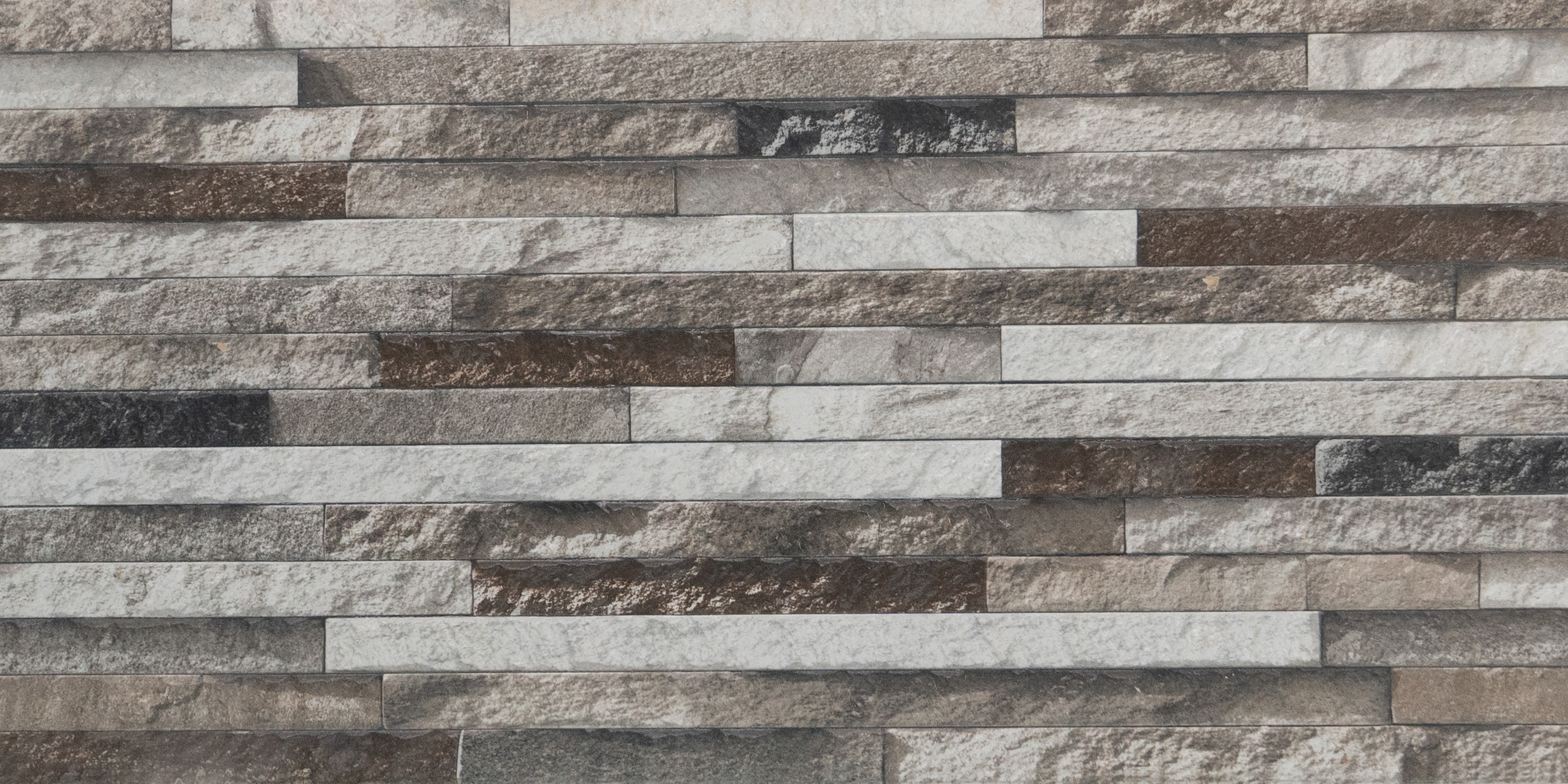 TL 01748 Grey & White 2 ft x 1 ft Matte Finish Ceramic Elevation Wall Tile - 10 mm | Image 01