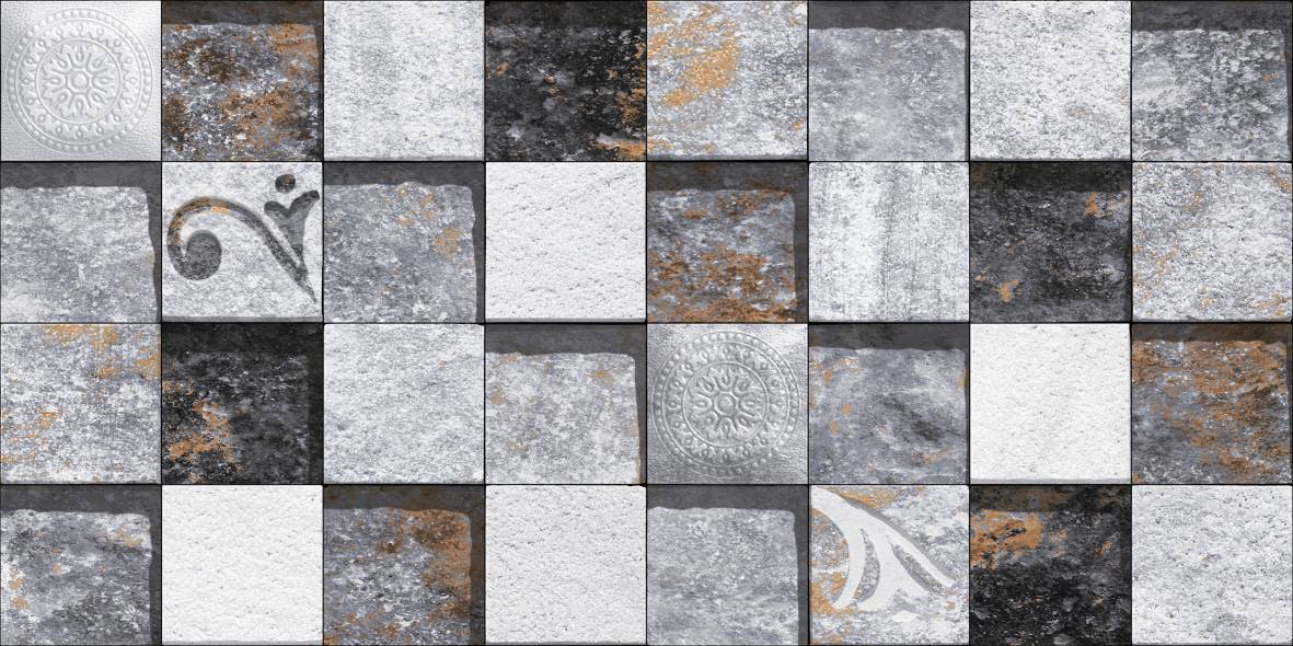 TL 01742 Foggy Grey 2 ft x 1 ft Matte Finish Ceramic Elevation Wall Tile - 10 mm | Image 01