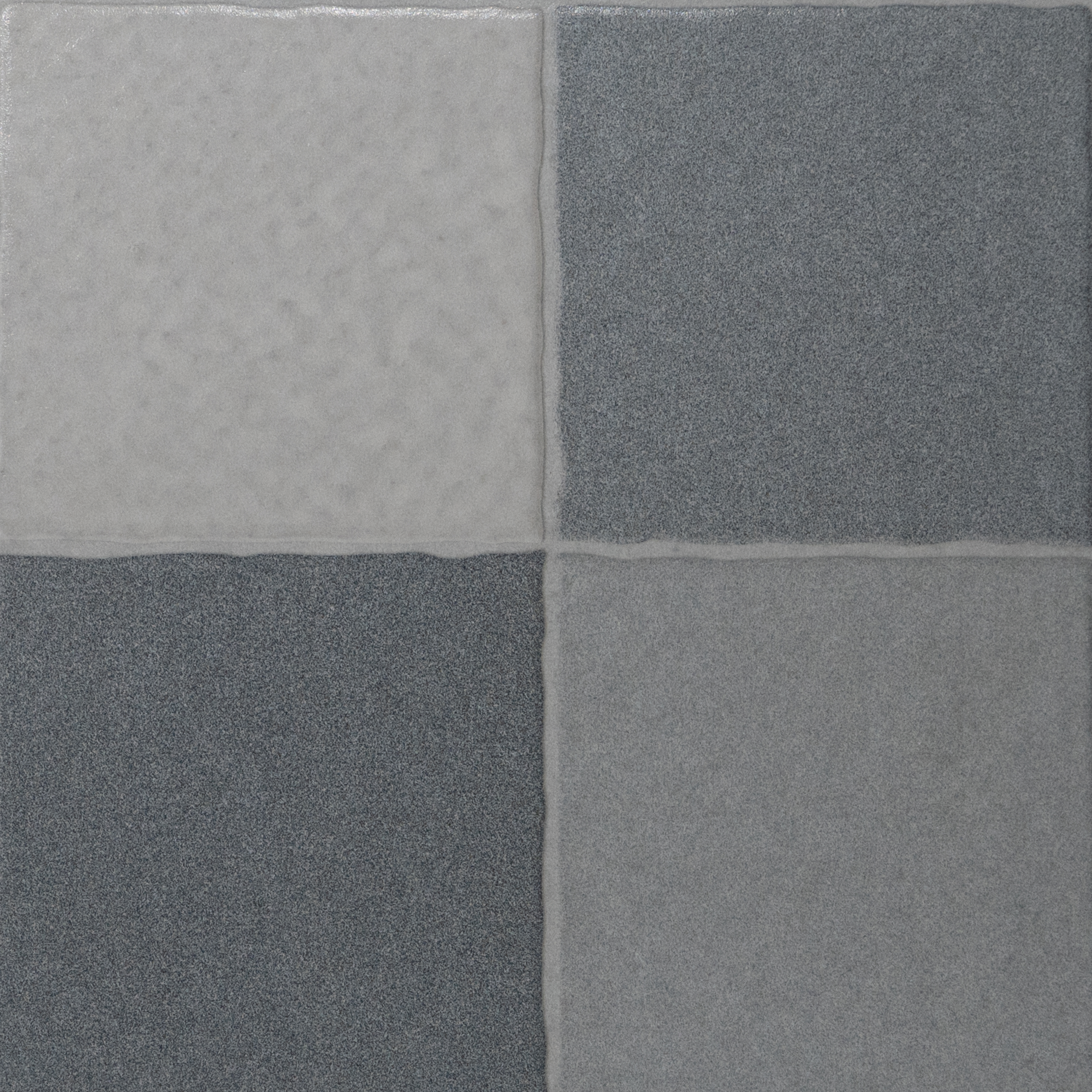 TL 00871 B Grey & White 16 x 16 inch Matte Finish Heavy Duty Vitrified Parking Floor Tile - 12 mm| Image 1