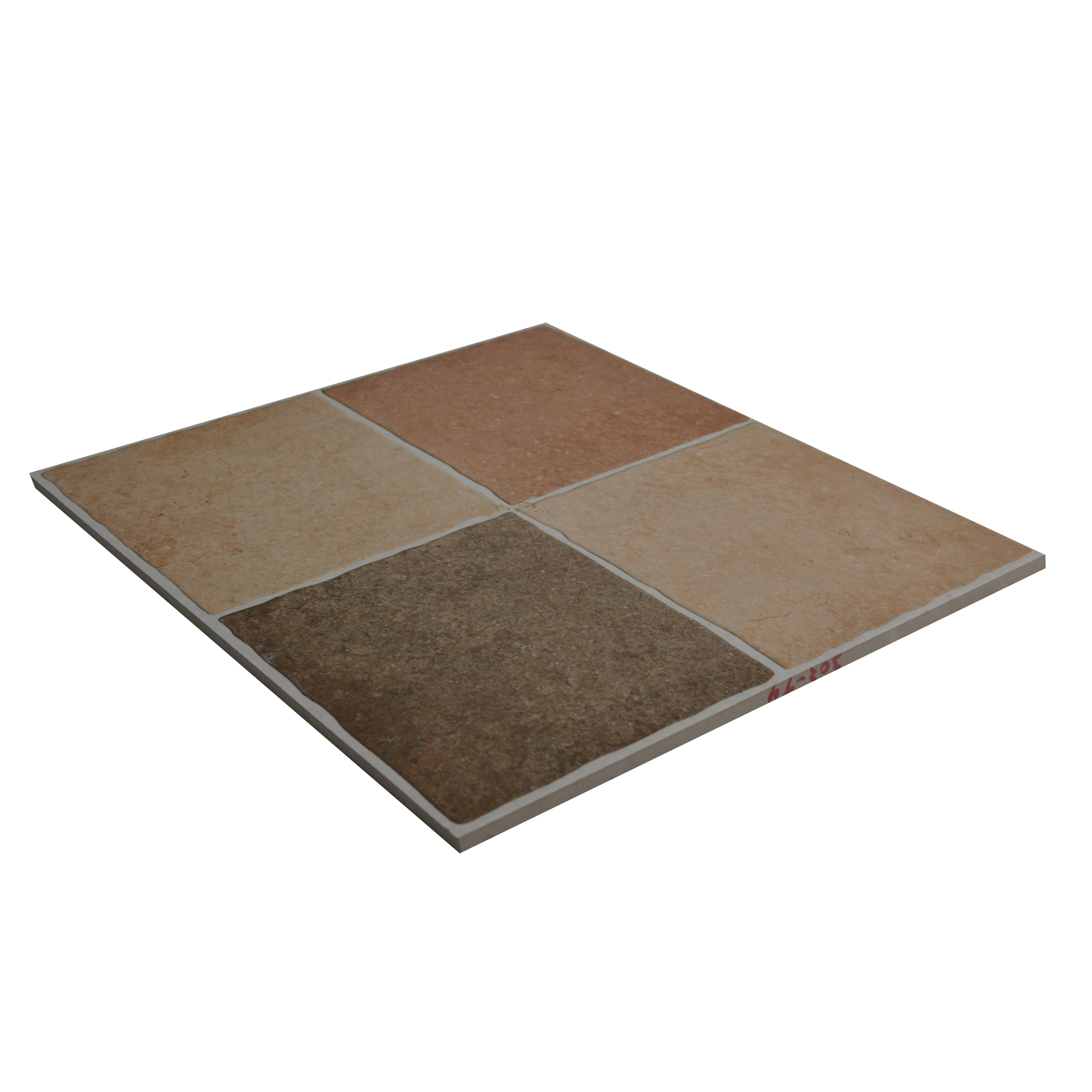 TL 00871 A Cream & Brown 16 x 16 inch Matte Finish Heavy Duty Vitrified Parking Floor Tile - 12 mm| Image 2