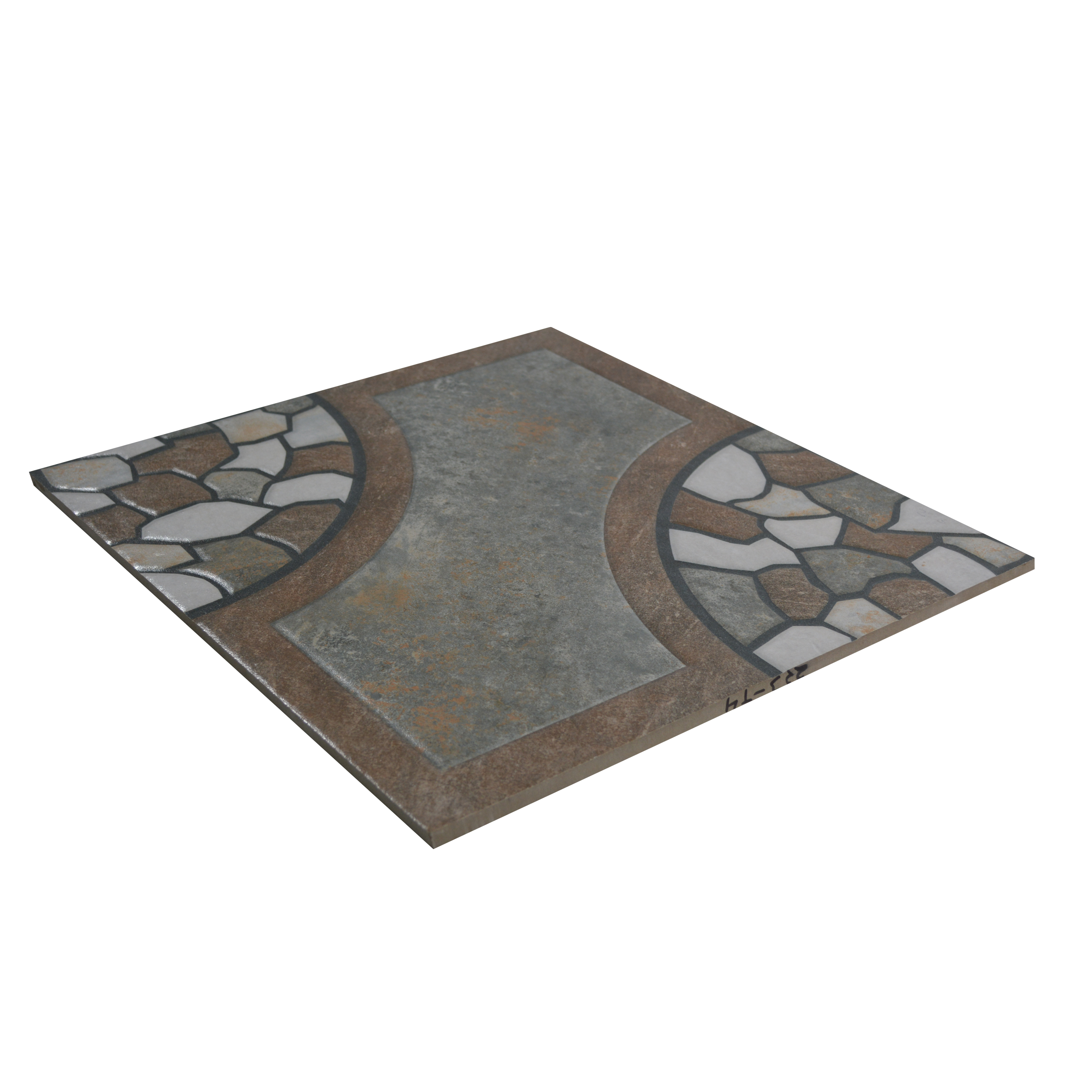 TL 00870 B Grey & Brown 16 x 16 inch Matte Finish Heavy Duty Vitrified Parking Floor Tile - 12 mm| Image 2