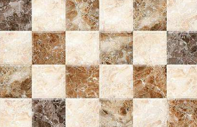 TL 01613 B Highlighter Brownish Cream 18 x 12 inch Glossy Finish Ceramic Wall Tile - 6 mm | Image 01