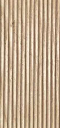 White Ash Narrow Flutes 8 ft x 5.7 inch Solid Wood Provo Panel - 4.5 mm | Image 01