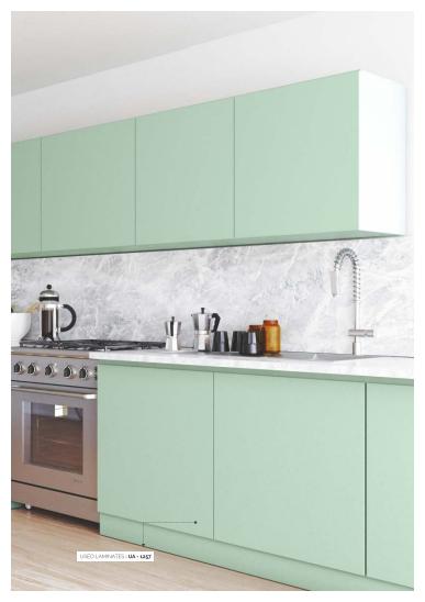 UA 1257 Bean Green 8 ft x 4 ft Solid Finish 6H Antiscratch Acrylic Laminates - 1.5 mm | Image 02