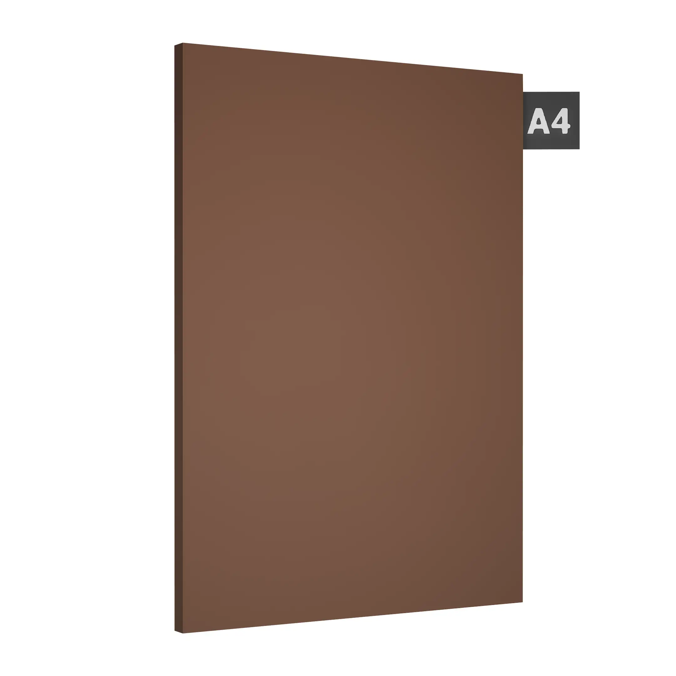 133 HGL AXI Choco 8 ft x 4 ft High Gloss Finish Decorative Laminate - 1 mm| Image 1