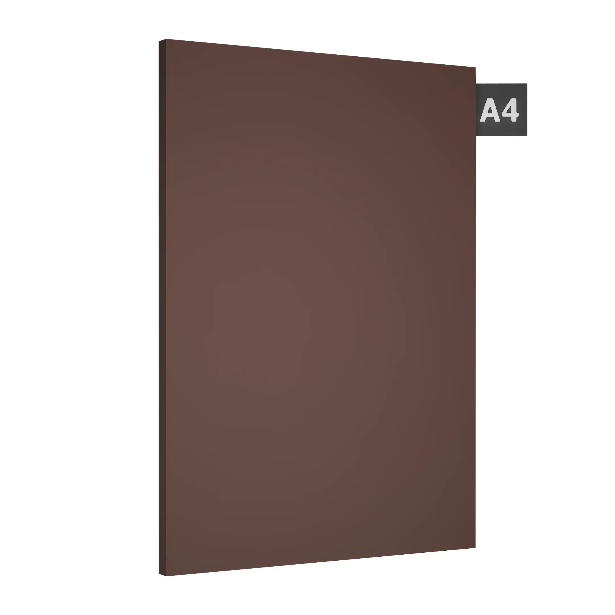 A close-up of a Brown SG 1441 Wine with a High Gloss finish Decorative Laminate available at Material Depot in Bangalore