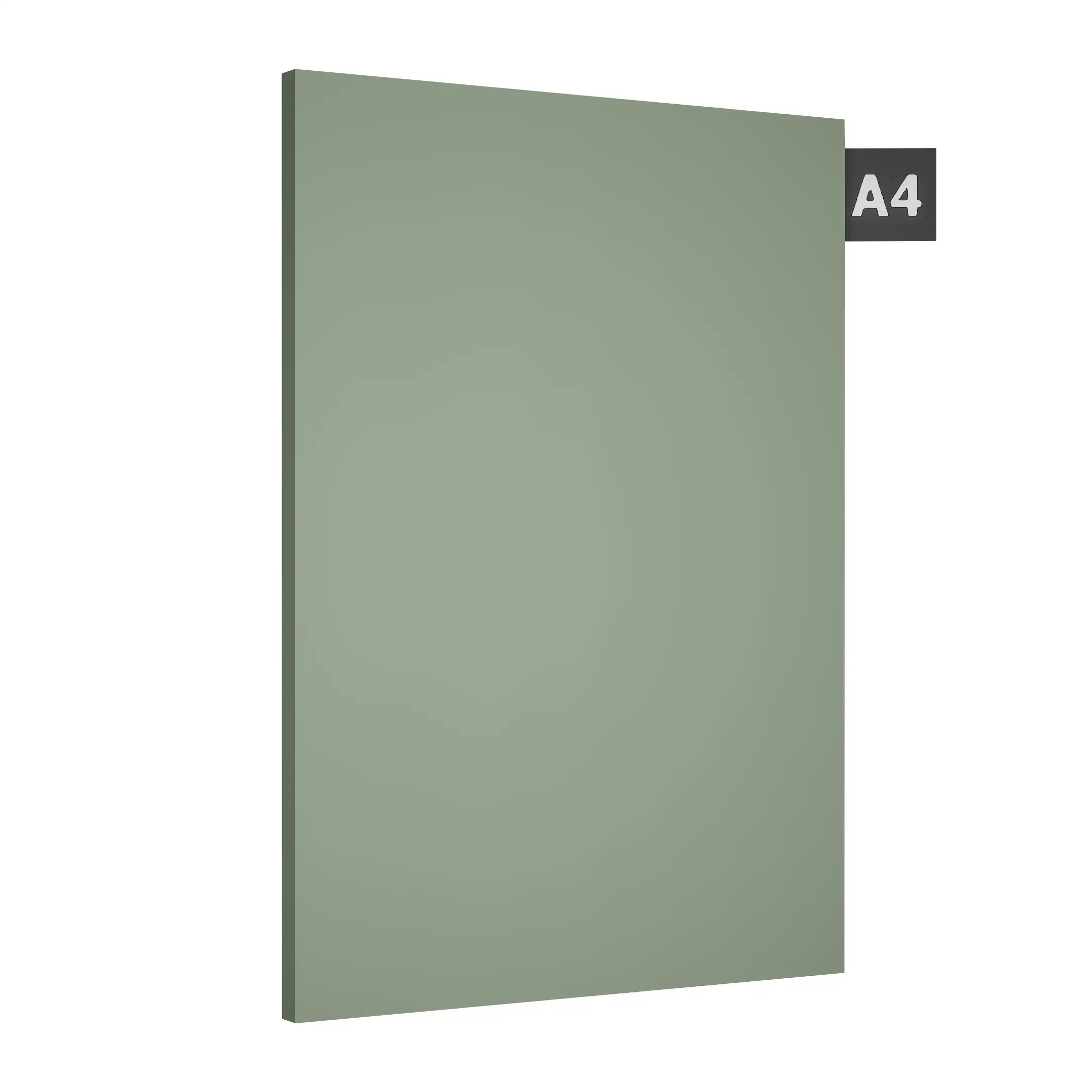 A close-up of a Green ZMT 1428 Sage with a Matte finish Decorative Laminate available at Material Depot in Bangalore