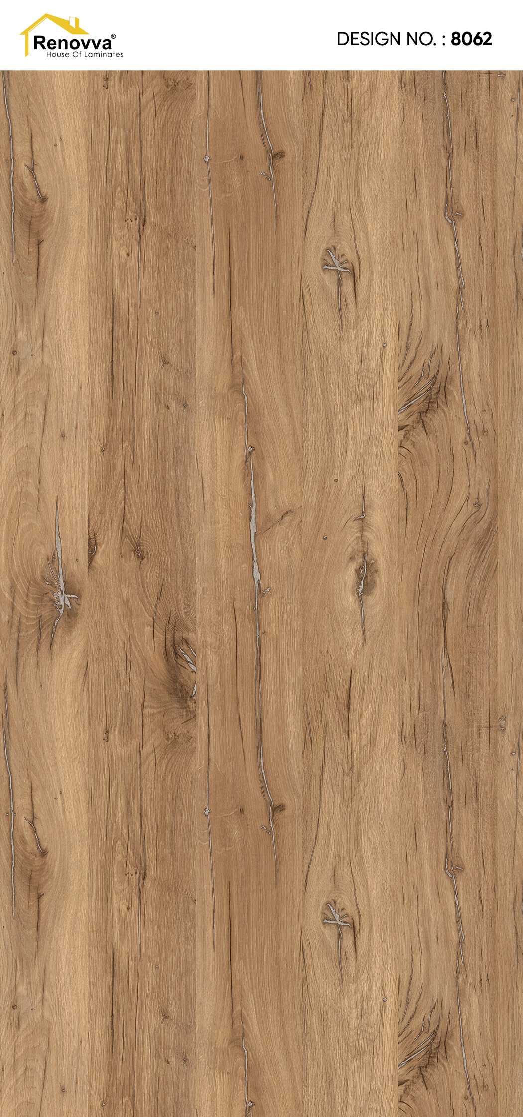 Material Depot laminates in bangalore - high quality image of a 8062 TG Valencia Silver Line Brown Decorative Laminate from Renovva with Texture finish