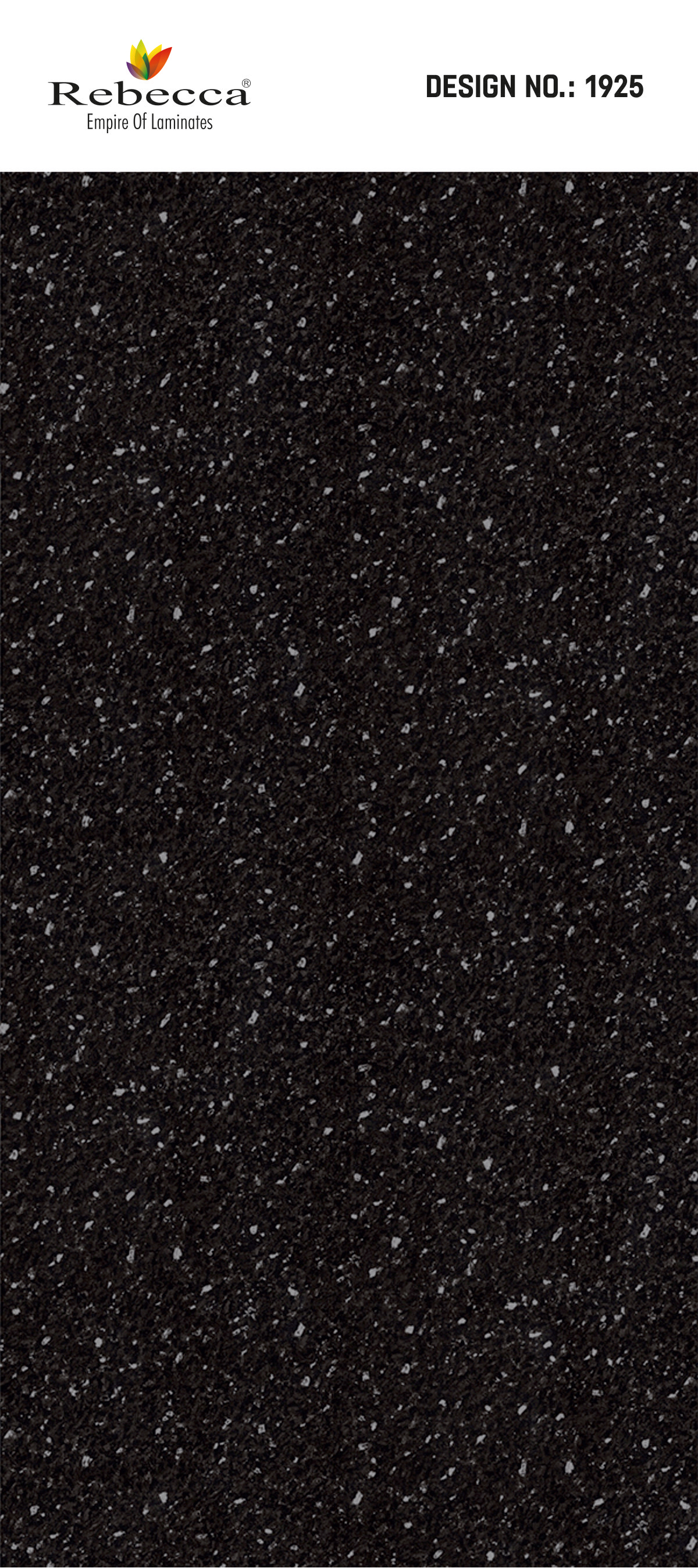 Material Depot laminates in bangalore - high quality image of a 1925 ZL Black Galaxy Black Decorative Laminate from Rebecca with Texture finish