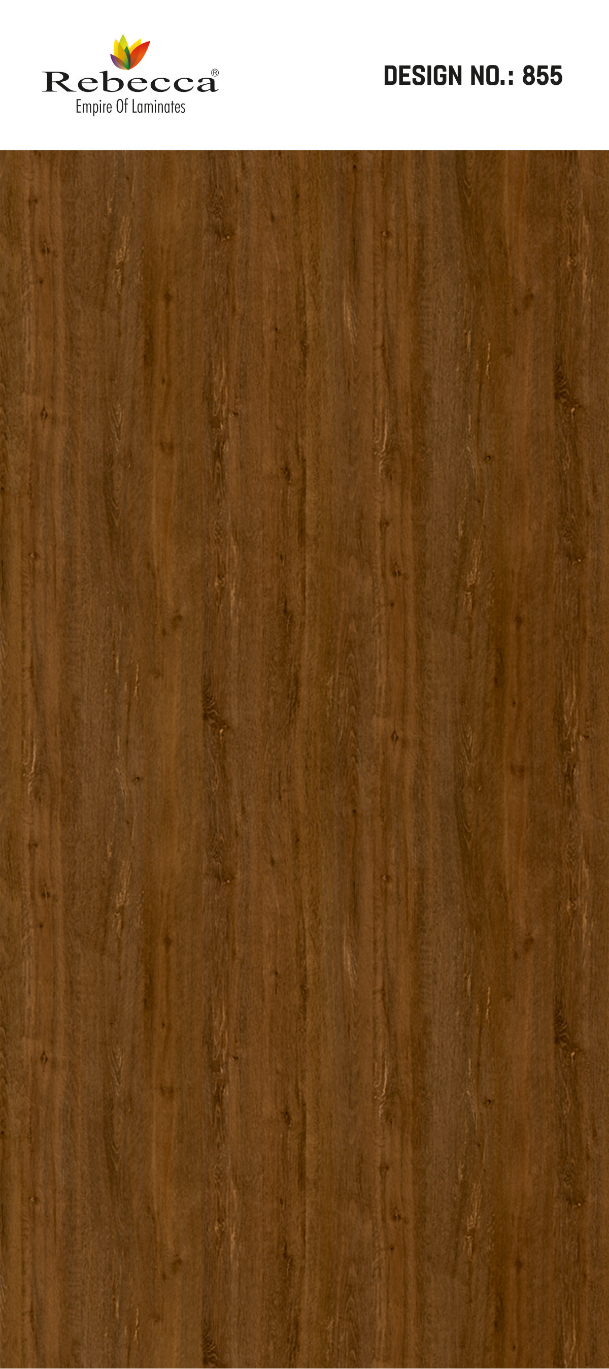 Material Depot laminates in bangalore - high quality image of a 855 ZO Scarlet Oak Brown Decorative Laminate from Rebecca with Texture finish