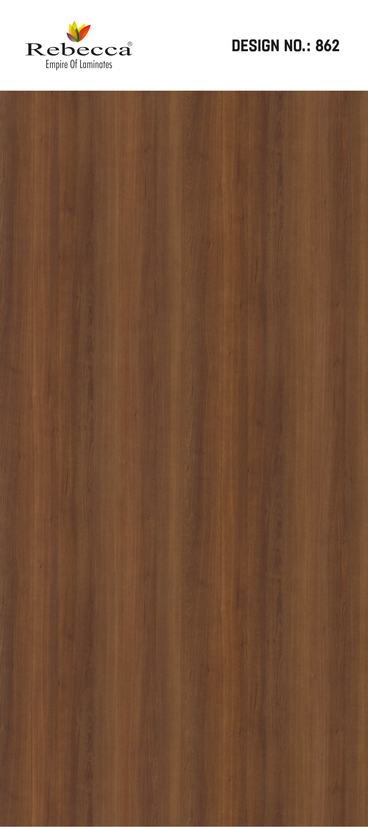 A close-up of a Brown 862 LB Imperia Pear with a Texture finish Decorative Laminate available at Material Depot in Bangalore