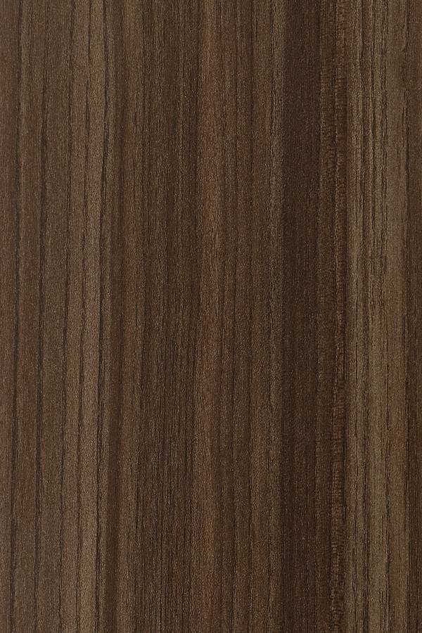 A close-up of a Brown 8561 HGS Eternity Walnut with a High Gloss finish Decorative Laminate available at Material Depot in Bangalore