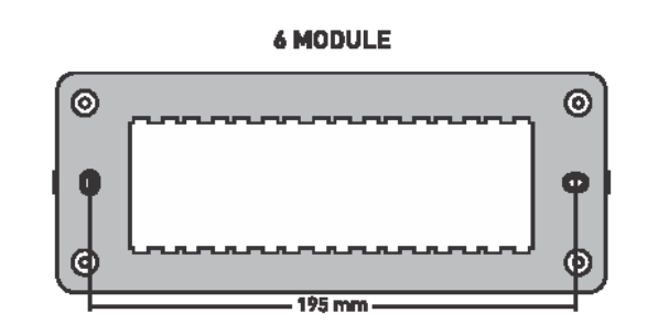 7106 Turbo Series 6 M Brown Wood Finish Cover Plate With Support Frames| Image 2