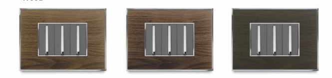 7106 Turbo Series 6 M Brown Wood Finish Cover Plate With Support Frames| Image 3