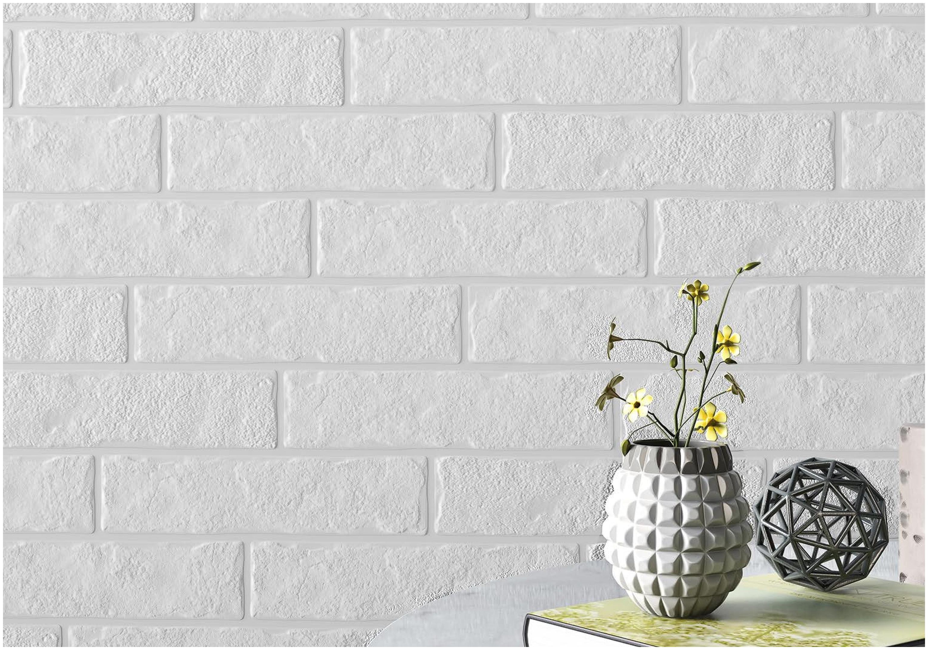 A close-up of a TL 03727 K Snow 300x75 mm Matte Finish Ceramic Wall  Subway Tile - 10 mm  with a Matte finish available at Material Depot in Bangalore