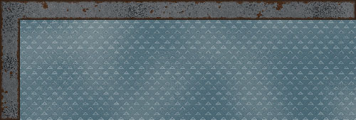 A close-up of a TL 03729 B Azul 300x100 mm Glossy Finish Ceramic Wall  Subway Tile - 5 mm  with a Glossy finish available at Material Depot in Bangalore