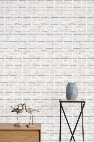 LA-9075 | 10 Meter x 21 Inch PVC Brick Look Wallpaper - 57 Sq. Ft.  02