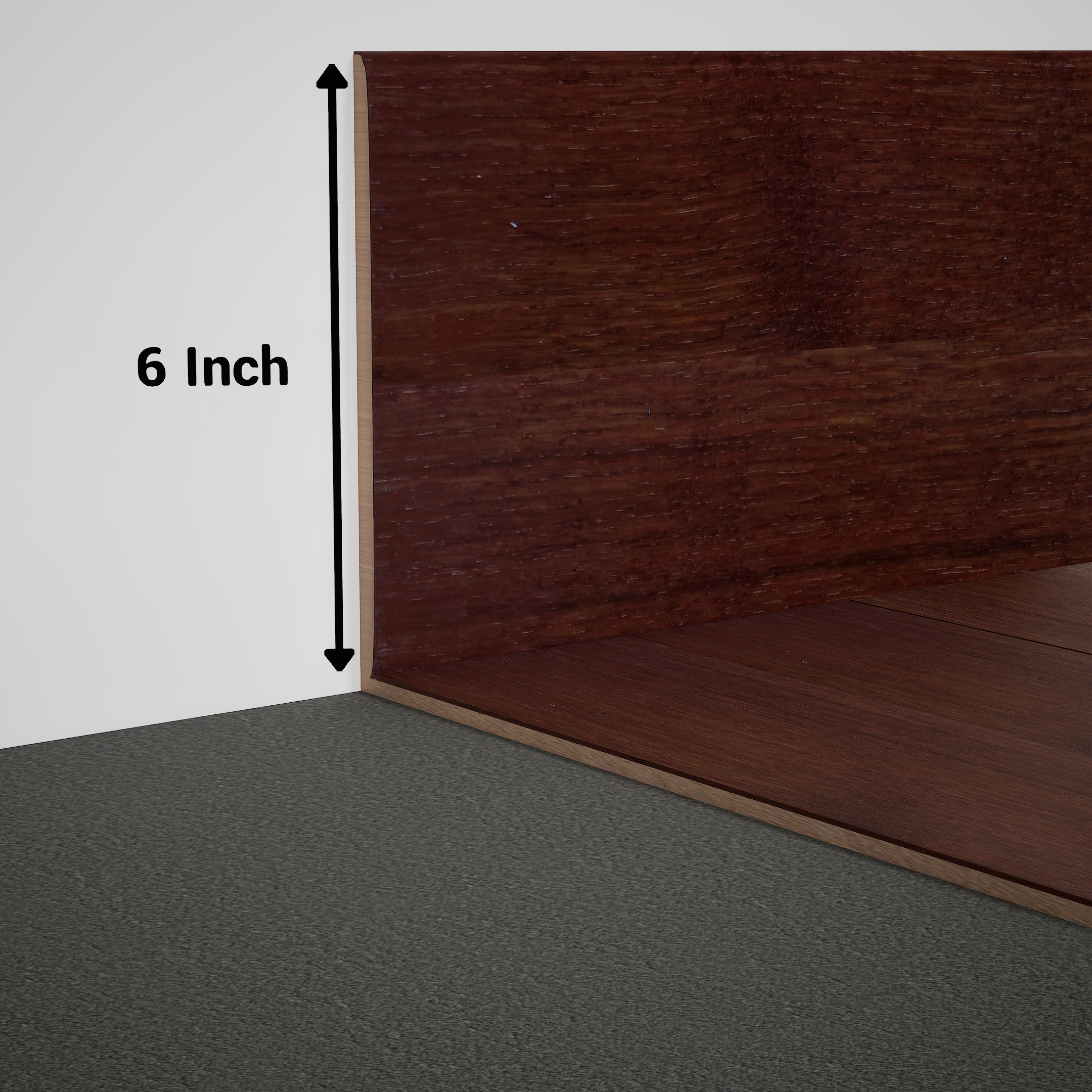 Product Image for Skirting 8 ft x 6 inch - 18 mm PM 00593 X | Image - 1