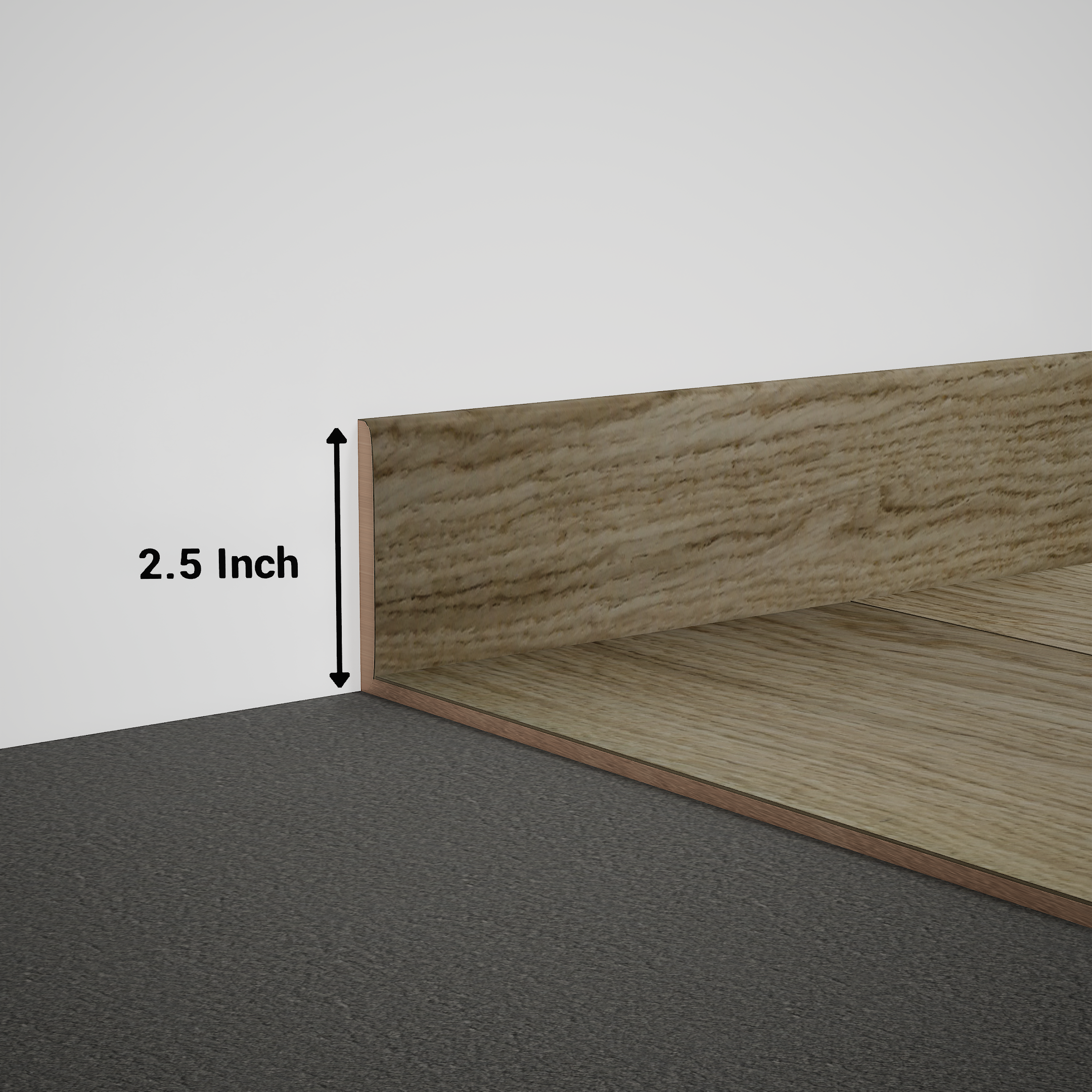 Product Image for Skirting 8 ft x 2.5 inch - 18 mm PM 00555 Q | Image - 1