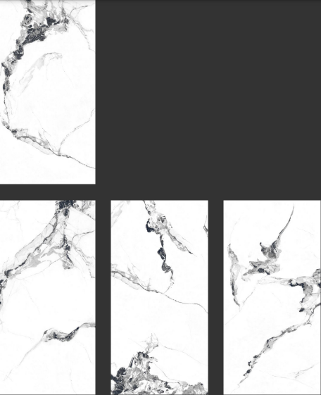 Budget Friendly Marble Floor & Wall Tile Value For Money TL 05595 Grey Belleza 4 ft x 2 ft - Vitrified Glossy Finish -9 mm | 4 Random Design | Suitable for Living Room,Bedroom & Bathroom| Image 2