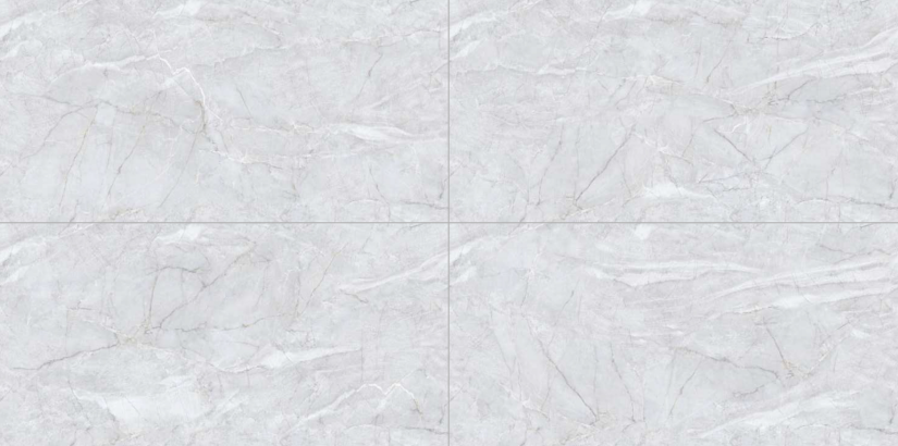 Budget Friendly Marble Floor & Wall Tile Value For Money TL 05591 White Sorrento 4 ft x 2 ft - Vitrified Glossy Finish -9 mm | 4 Random Design | Suitable for Living Room,Bedroom & Bathroom| Image 3