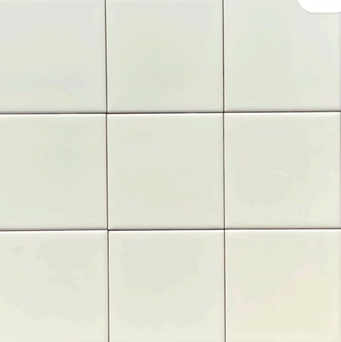 TL 00055 R 8x8 inch White Plain Glossy Finish Ceramic Wall Tile - 6 mm | Image 1