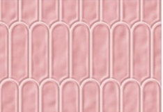 TL 00628 C Dark 2 Pink 12 x 18 inch Glossy Finish 3D High Definition Digital Subway Ceramic Wall Tile - 6 mm| Image 1